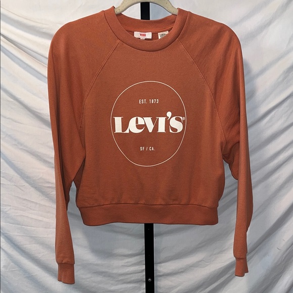 Levi's Sweaters - Levi's Rust Crewneck cropped Sweatshirt (BIN1)